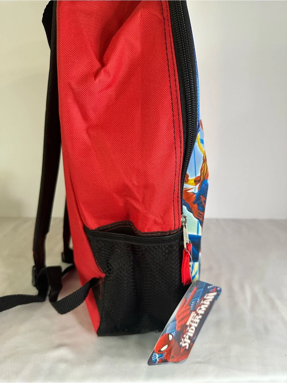 Marvel Spider-Man Action 16” Backpack - Red, Blue & Black